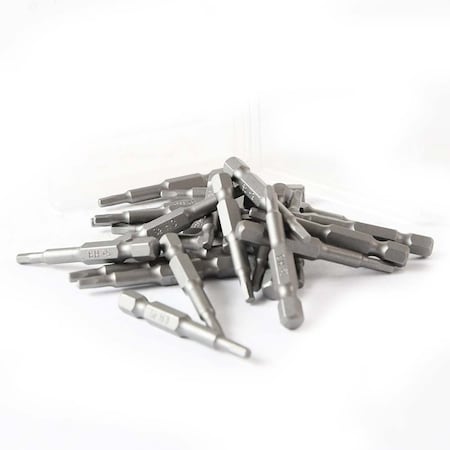 Superior Steel Single End Hexagonal Screwdriver Bits - 2 Inch Long - 3mm Hex, PK 10 BH203-10PK